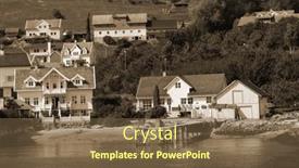  Presentation with scandinavia - Slides with view-from-the-board background and a tawny brown colored foreground