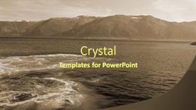  Presentation with scandinavia - Slide set consisting of view-from-the-board background and a tawny brown colored foreground