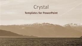  Presentation with scandinavia - Theme featuring view-from-the-board background and a lemonade colored foreground