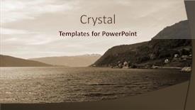  Presentation with scandinavia - Slide set featuring view-from-the-board background and a lemonade colored foreground