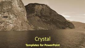  Presentation with scandinavia - Presentation design consisting of view-from-the-board background and a tawny brown colored foreground