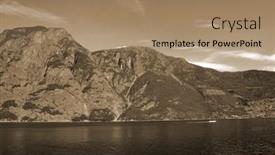  Presentation with scandinavia - PPT layouts with view-from-the-board background and a coral colored foreground