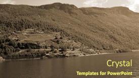  Presentation with scandinavia - Slides consisting of view-from-the-board background and a tawny brown colored foreground