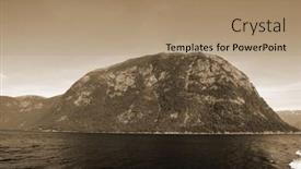  Presentation with scandinavia - PPT layouts enhanced with view-from-the-board background and a coral colored foreground