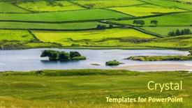  Presentation with fair - Presentation enhanced with view-from-the-cliff-fair background and a  colored foreground