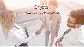  Presentation with water top view of amazon - Presentation design with view from the top handshake background and a lemonade colored foreground