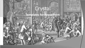  Presentation with amsterdam - Cool new PPT theme with view-in-the-workshop backdrop and a gray colored foreground