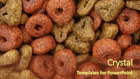  Presentation with dog food - Amazing theme having view of a dog food backdrop and a  colored foreground