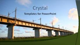  Presentation with speed - PPT layouts featuring view-of-a-huge-concrete background and a light blue colored foreground