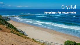  Presentation with lonely - Slide set enhanced with view-of-a-lonely-marbella background and a teal colored foreground