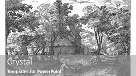  Presentation with country - Amazing presentation design having view-of-a-narrow-country backdrop and a gray colored foreground