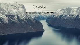  Presentation with norway - PPT theme consisting of view-of-an-aurlandsfjord background and a light gray colored foreground