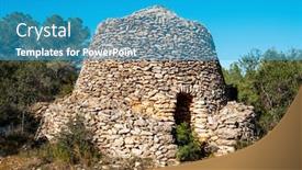  Presentation with dry - Beautiful PPT layouts featuring view-of-an-old-traditional backdrop and a teal colored foreground