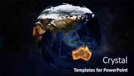  Presentation with australia - Slides enhanced with view-of-australia-from-space background and a wine colored foreground