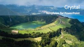  Presentation with aerial view of cape town - Slide set featuring view of boca do inferno background and a teal colored foreground