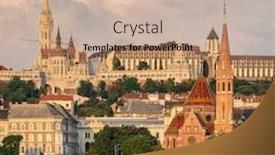  Presentation with budapest - Cool new theme with view-of-buda-side backdrop and a soft green colored foreground