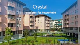  Presentation with complex - PPT layouts enhanced with view-of-complex-of-modern background and a teal colored foreground