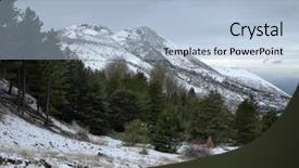  Presentation with volcanic eruption sopka klyuchevskoy volcano - Theme having view of de fiore volcanic background and a  colored foreground