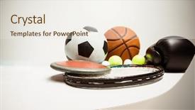  Presentation with olympic - Beautiful slides featuring view of different olympics sport backdrop and a sky blue colored foreground