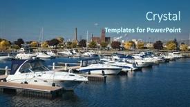  Presentation with area - Presentation theme with view-of-different-types background and a ocean colored foreground