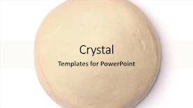  Presentation with dough - Presentation theme featuring view of fresh raw dough background and a lemonade colored foreground