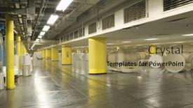  Presentation with newspaper - Slide set consisting of view-of-huge-rolls background and a coral colored foreground