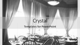  Presentation with restaurant - Cool new presentation with view of inside a restaurant - black and white - with instagram effect backdrop and a light gray colored foreground