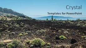  Presentation with island - Slide set enhanced with view-of-island-la-gomera background and a light blue colored foreground