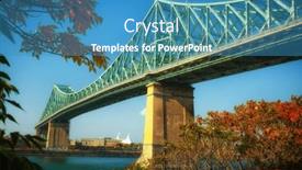  Presentation with fall season - PPT layouts having view-of-jacques-cartier-bridge background and a teal colored foreground