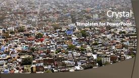  Presentation with jaipur city palace rajasthan india - Amazing PPT theme having view of jaipur rajasthan india backdrop and a  colored foreground