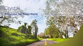  Presentation with maui - Colorful slide set enhanced with view-of-landscape-along-piilani backdrop and a sky blue colored foreground