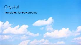  Presentation with light blue - Slides featuring view-of-light-blue-sky background and a light blue colored foreground