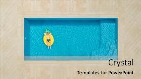  Presentation with pineapple - PPT layouts featuring view of man on pineapple background and a soft green colored foreground