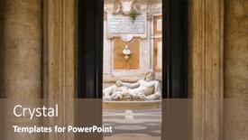  Presentation with pottery museum - Cool new theme with view-of-marforio-statue backdrop and a coral colored foreground