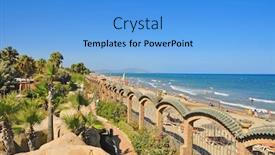  Presentation with marina - PPT layouts consisting of view-of-marina-d background and a light blue colored foreground