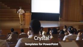  Presentation with african american - Colorful PPT theme enhanced with view of matured african-american backdrop and a tawny brown colored foreground