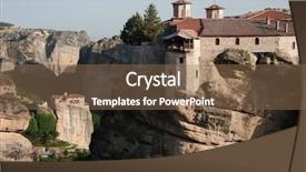  Presentation with cliff - Cool new PPT theme with mony - view of moni of varlaam backdrop and a violet colored foreground