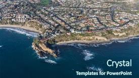  Presentation with area - Presentation with view of mussel cove area background and a ocean colored foreground