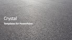  Presentation with asphalt road - Slide set featuring view of new asphalt road background and a gray colored foreground