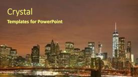  Presentation with new york night - 