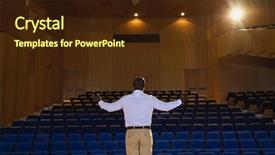  Presentation with african american leadership - Slide deck enhanced with view of old african-american background and a wine colored foreground