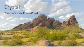  Presentation with phoenix - Amazing slide deck having view-of-papago-park backdrop and a lemonade colored foreground