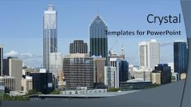  Presentation with kings - Theme having view of perth skyline background and a light blue colored foreground