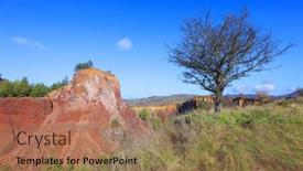  Presentation with brasov - PPT theme enhanced with view-of-racos-volcanic-crater background and a coral colored foreground