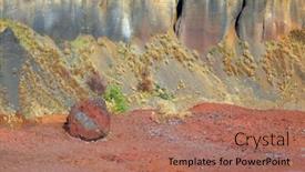  Presentation with brasov - Slide deck enhanced with view-of-racos-volcanic-crater background and a coral colored foreground