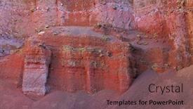  Presentation with brasov - Presentation with view-of-racos-volcanic-crater background and a violet colored foreground