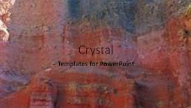  Presentation with brasov - PPT layouts consisting of view-of-racos-volcanic-crater background and a tawny brown colored foreground