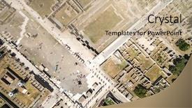  Presentation with italy - PPT layouts having view of ruins of pompeii background and a coral colored foreground