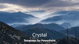  Presentation with los angeles - Presentation design with view-of-san-gabriel-canyon background and a ocean colored foreground