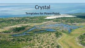  Presentation with forests - Beautiful presentation featuring view of shallow coastal water backdrop and a light blue colored foreground